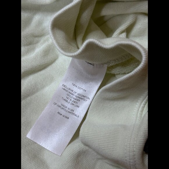 Freecity Cream Hoodie with Black and Blue Accents - Picture 8 of 8